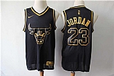 Bulls 23 Michael Jordan Black Gold Nike Swingman Jersey,baseball caps,new era cap wholesale,wholesale hats